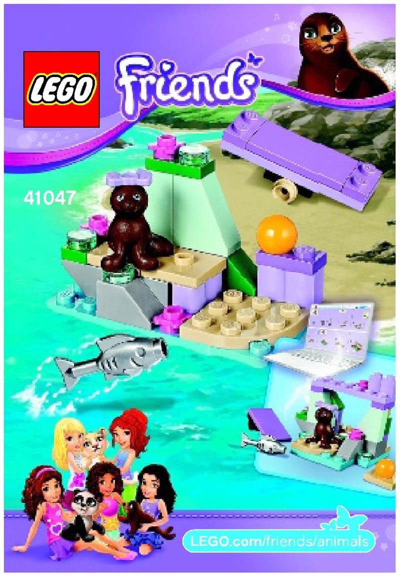 41047 Seal's Little Rock Instructions et catalogues LEGO bibliothèque