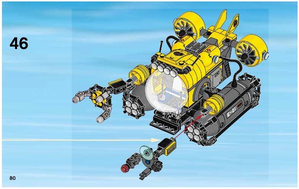 View LEGO® instruction 60092 Deep Sea Submarine LEGO instructions and