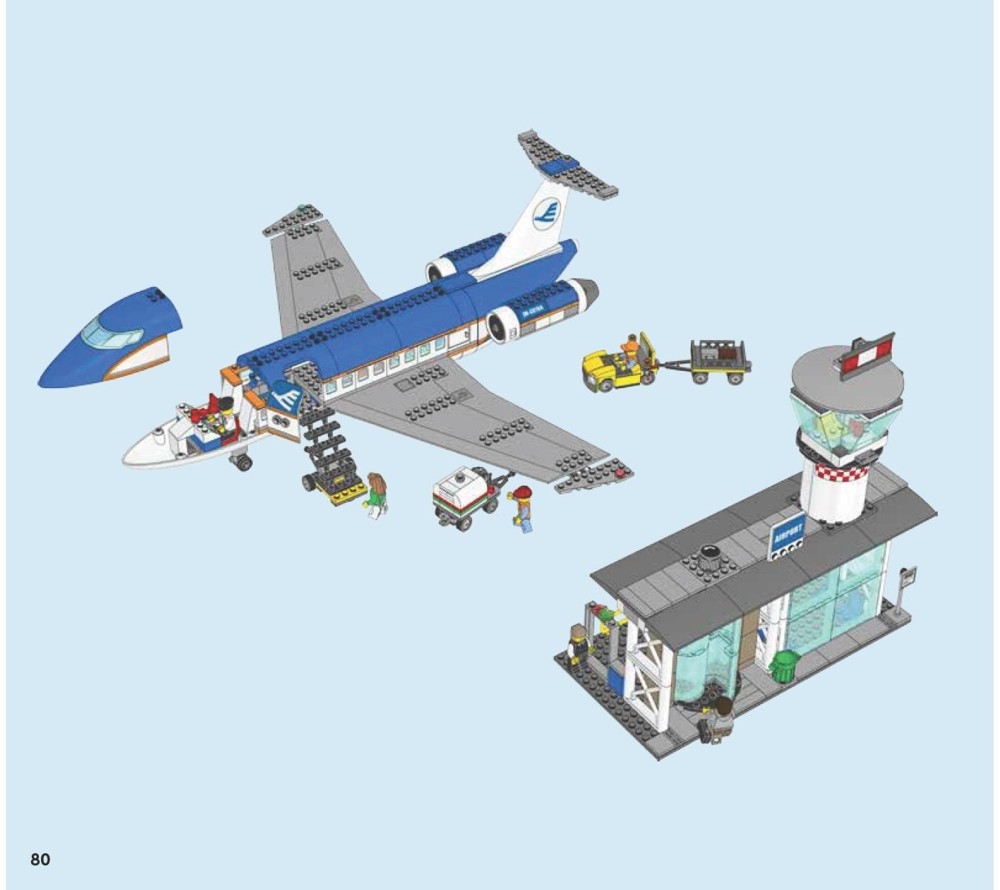 View LEGO® instruction 60104 Airport Passenger Terminal LEGO