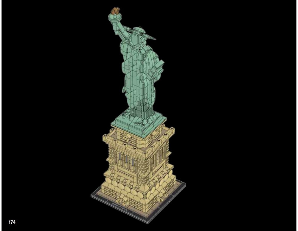 View LEGO® instruction 21042 Statue of Liberty LEGO instructions and