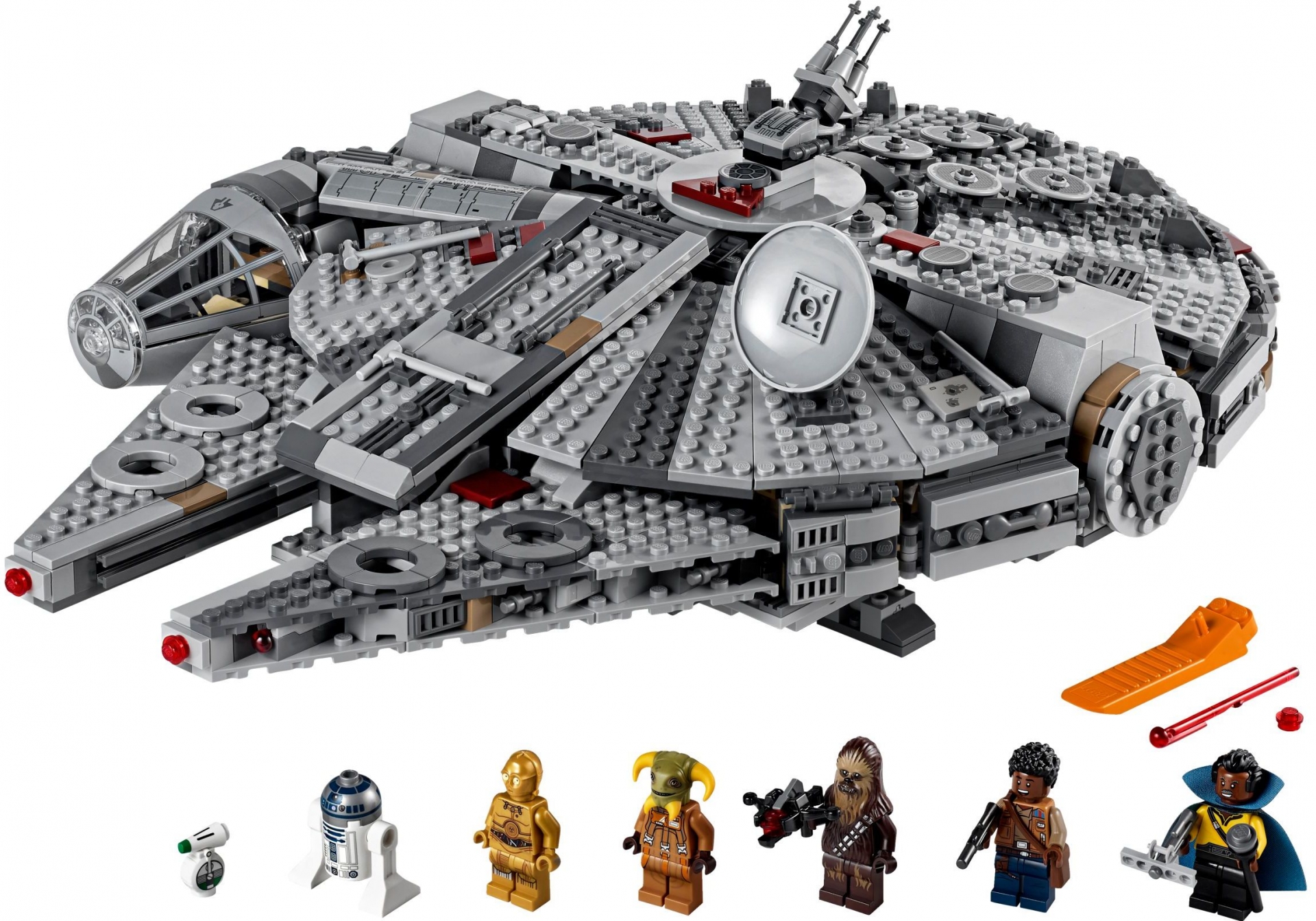 View LEGO® instruction 75257 Millennium Falcon LEGO instructions and