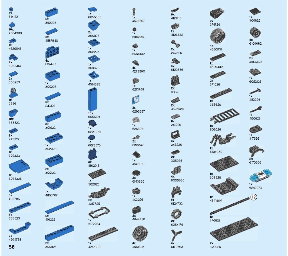 Voir l'instruction LEGO® 60246 Police Station Instructions et