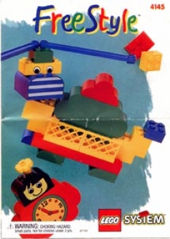 LEGO Primo Brick 1 x 1 with Duplo Logo and Lego Logo on opposite sides  (31000)