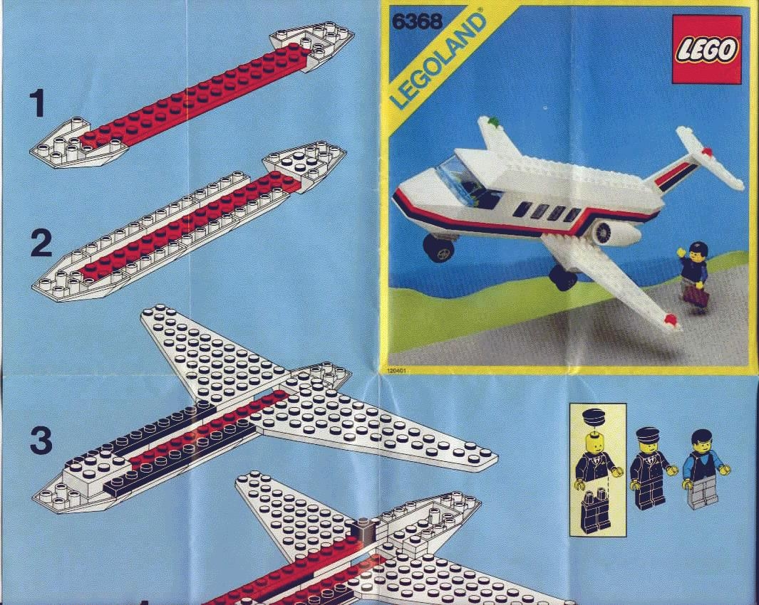 6368 Jet Airliner - LEGO instructions and catalogs library
