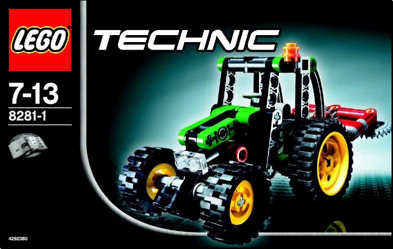 8281 Mini Tractor - LEGO instructions and catalogs library