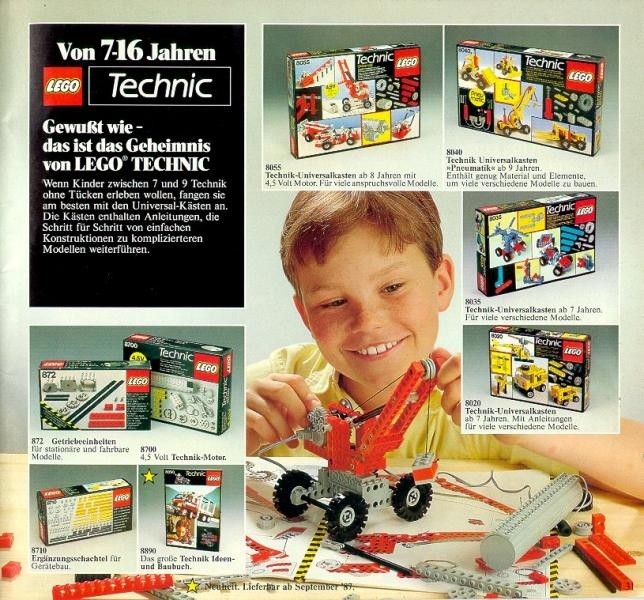 Voir l'instruction LEGO® 1987 LEGO Catalog 3 DE Instructions et