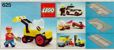 View LEGO® instruction 625 Tractor - LEGO instructions and catalogs library