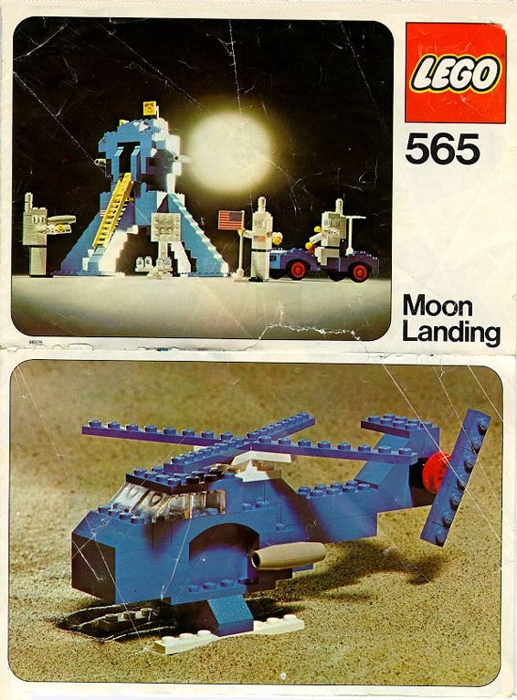 View LEGO® instruction 565 Moon Landing LEGO instructions and catalogs library
